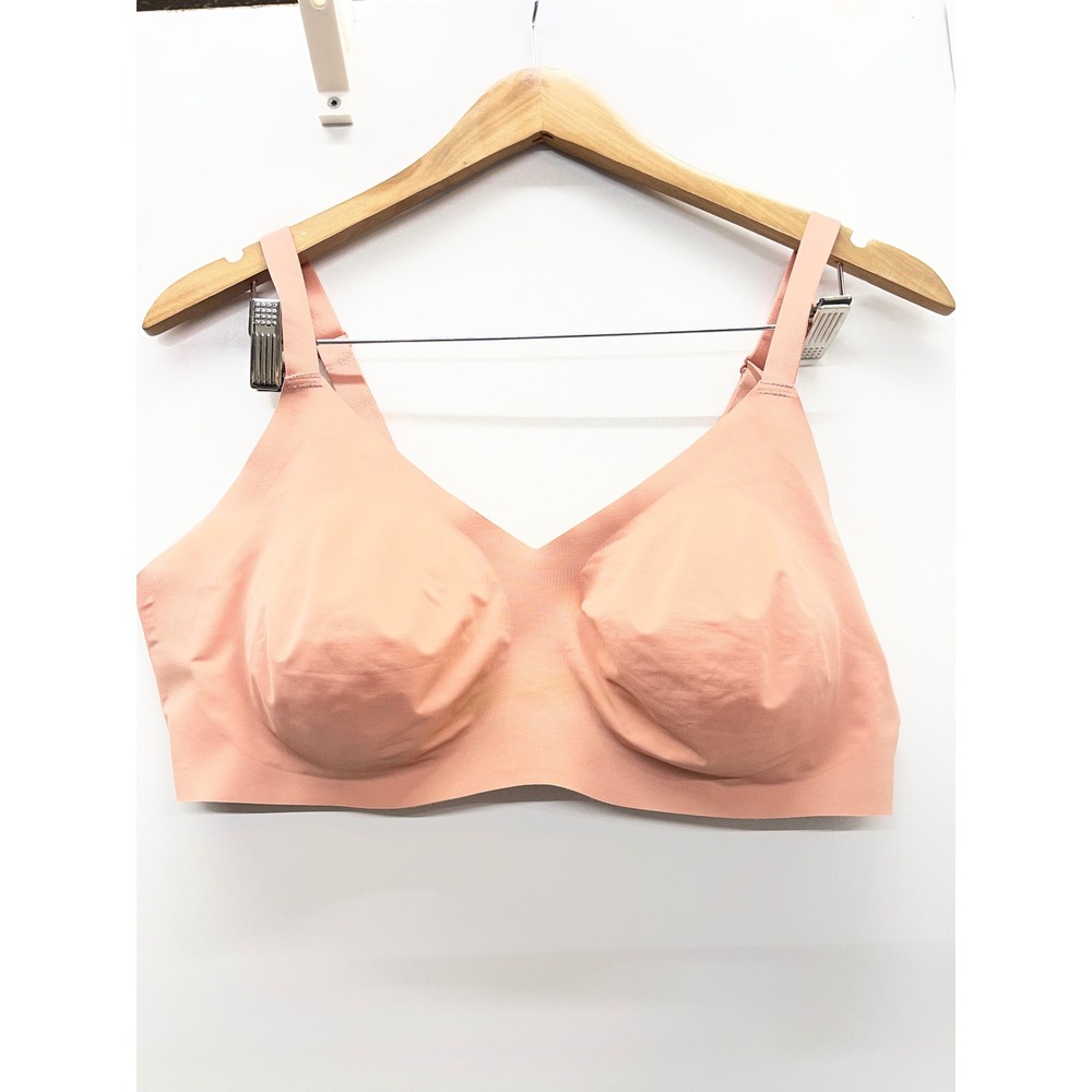Knix Catalyst High Impact Sports Bra Peach Pink‎ Wireless Size 8 2022-1483